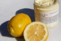 Krim Tangan Semula Jadi Guna Shea Butter & Lemon
